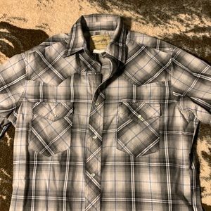 Wrangler pearl snap short sleeve